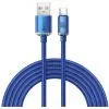 Дата кабель USB AM to USB-C 2.0m 6A 100W blue Baseus (CAJY000503) изображение 3
