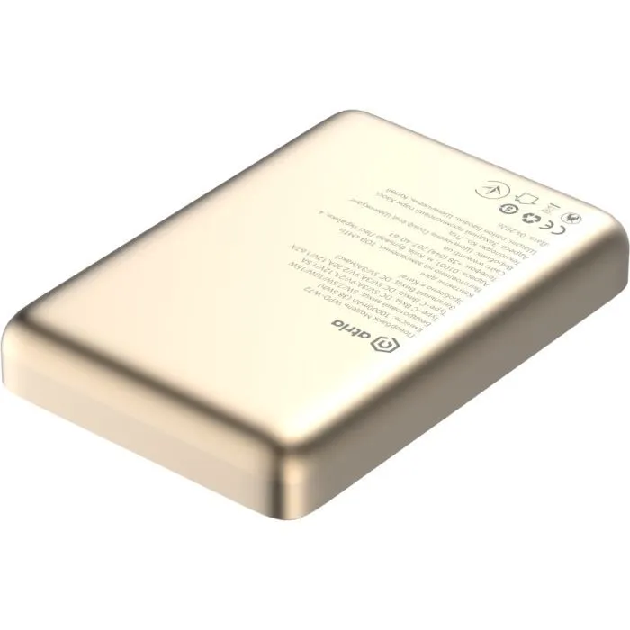 Батарея універсальна Atria 10000mAh, PD/20W, 15W Wireless MagSafe, White (WPD-W72G) зображення 4