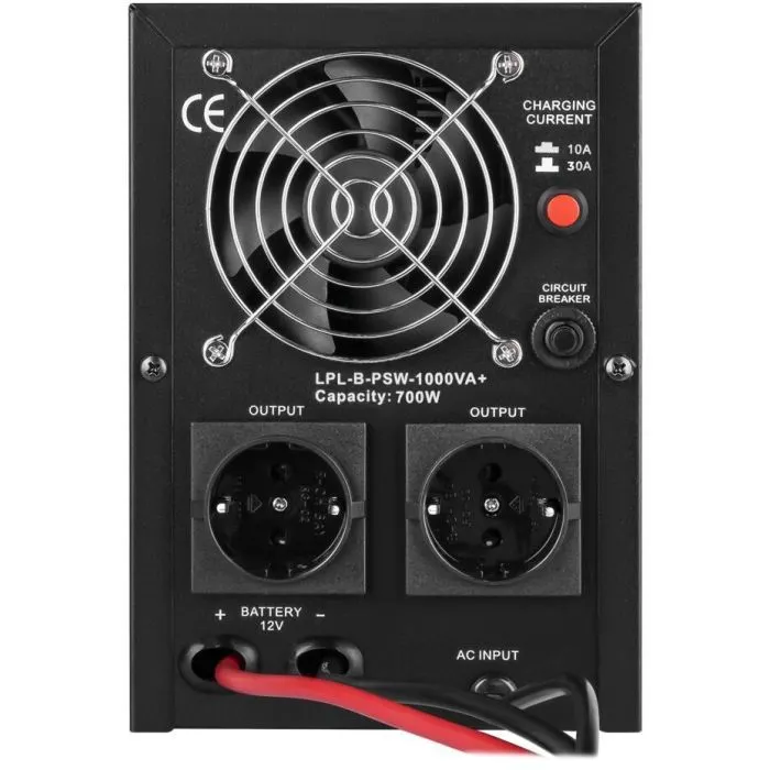 Источник бесперебойного питания LogicPower LPL-B-PSW-1000VA+ ( 700W ) 12V (37712) изображение 2