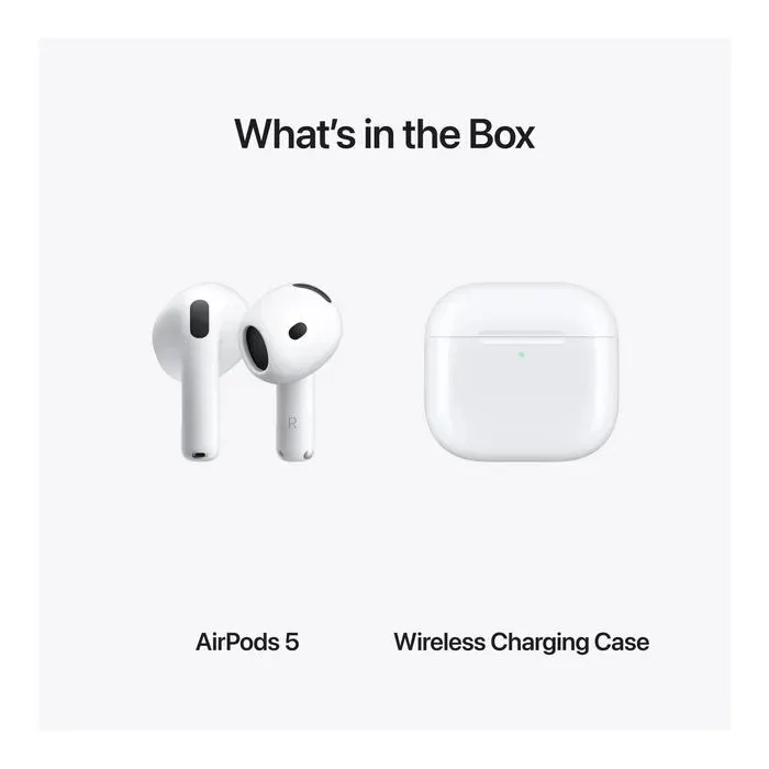 Наушники Apple AirPods 5 with Wireless Charging Case (MKFT4ZE/A) изображение 7