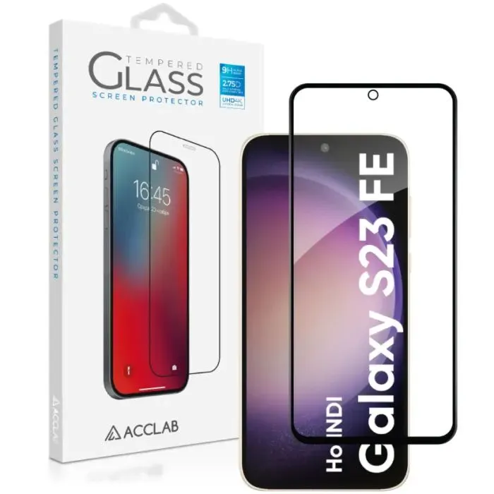 Скло захисне ACCLAB Full Glue Samsung S23 FE Black (1283126574962)