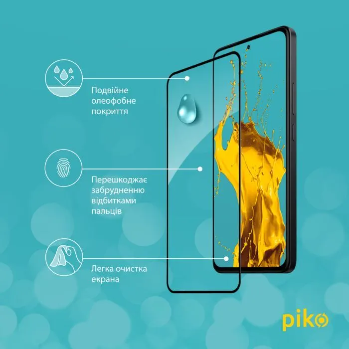 Скло захисне Piko Full Glue Xiaomi Redmi Note 14 4G Black (1283126607202) зображення 5