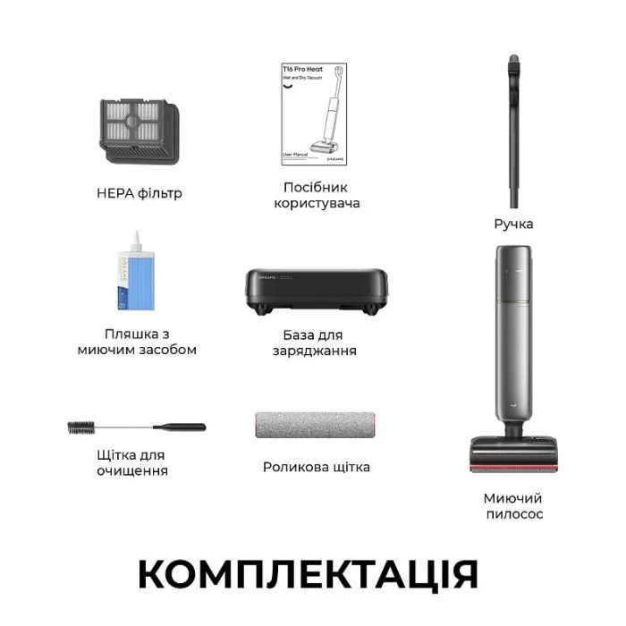 Пилосос Dreame T16 Pro Heat (HHR58A) зображення 14