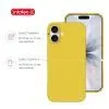 Чохол до мобільного телефона Intaleo Silicone Case Apple iPhone 17 Yellow (1283126630361) зображення 3