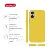 Чохол до мобільного телефона Intaleo Silicone Case Apple iPhone 17 Yellow (1283126630361) зображення 4