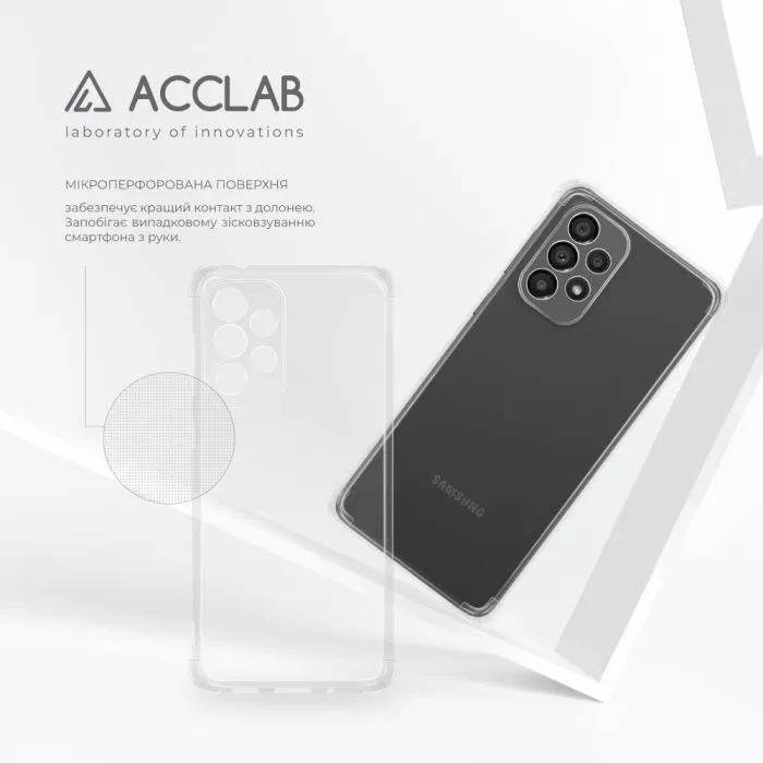 Чохол до мобільного телефона ACCLAB ShockProof Samsung Galaxy A33 5G Transparent (1283126553882) зображення 4