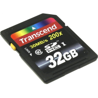 Карта памяти Transcend 32Gb SDHC class 10 (TS32GSDHC10)