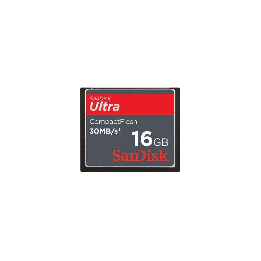 Карта памяти SanDisk 16Gb Compact Flash Ultra (SDCFH-016G-U46)