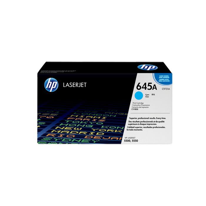 Картридж HP CLJ  645A cyan, для 5500/5550 series (C9731A)