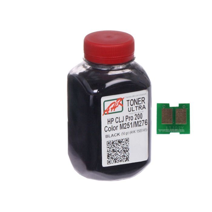 Тонер HP CLJ Pro 200/M251/M276n (131A) Black +chip AHK (1505157)