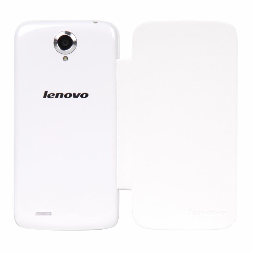Чохол до мобільного телефона Lenovo S820 SMART FILP COVER WHITE (PG39A4658G)