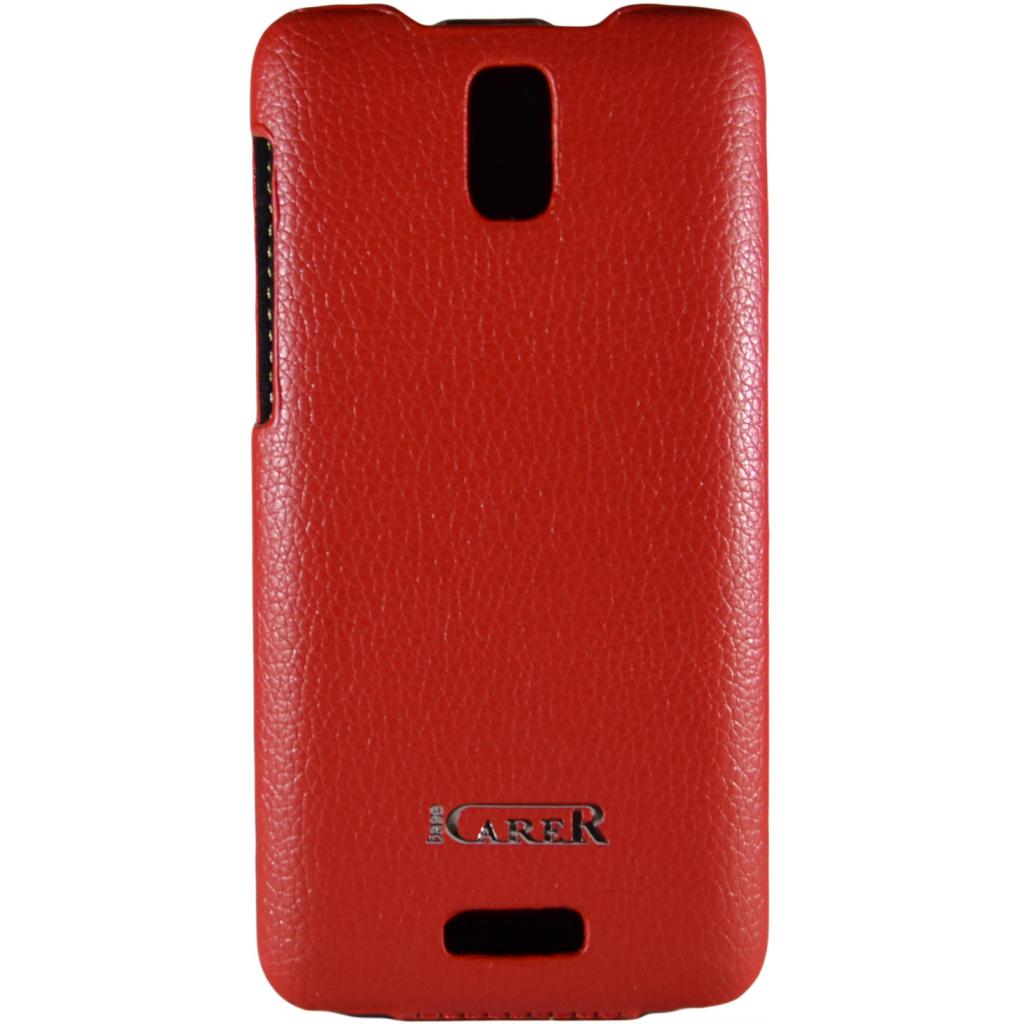 Чохол до мобільного телефона Carer Base для Lenovo S660 red grid (Carer Base lenovoS660r gr) зображення 2
