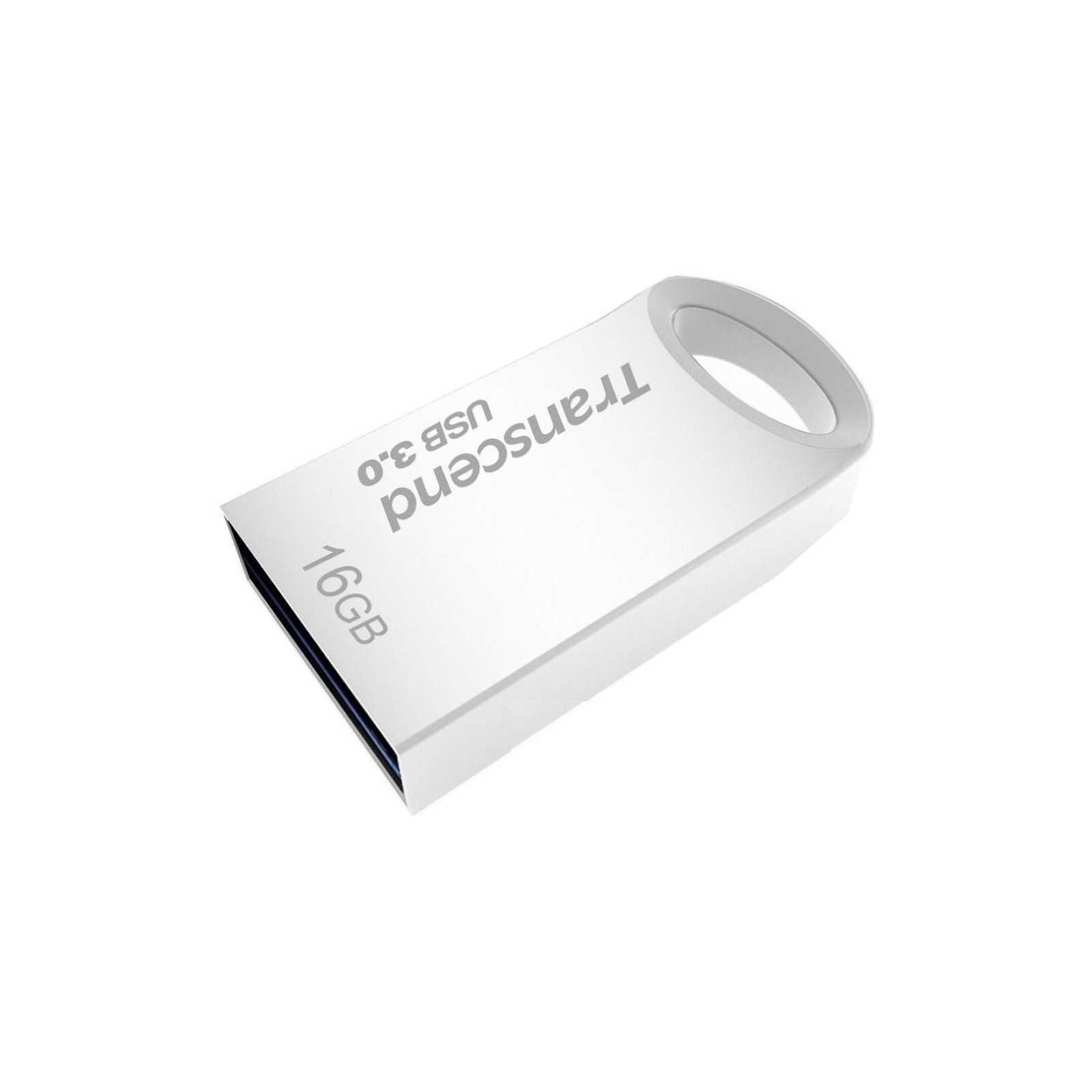 USB флеш накопичувач Transcend 16GB JetFlash 710 Metal Silver USB 3.0 (TS16GJF710S) зображення 2