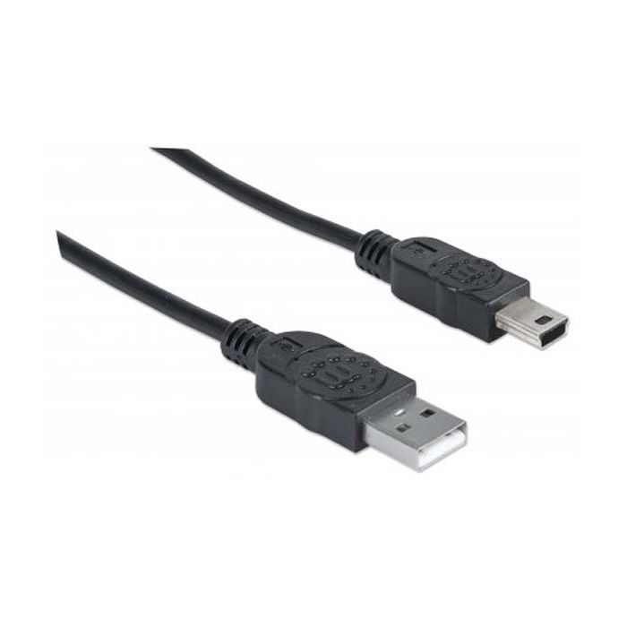 Дата кабель USB 2.0 AM to Mini 5P 1.8m Manhattan (333375)