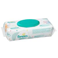 Детские влажные салфетки Pampers Sensitive, 56 шт (4015400636649) изображение 3