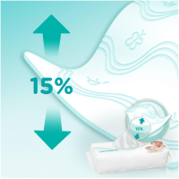 Детские влажные салфетки Pampers Sensitive, 56 шт (4015400636649) изображение 6