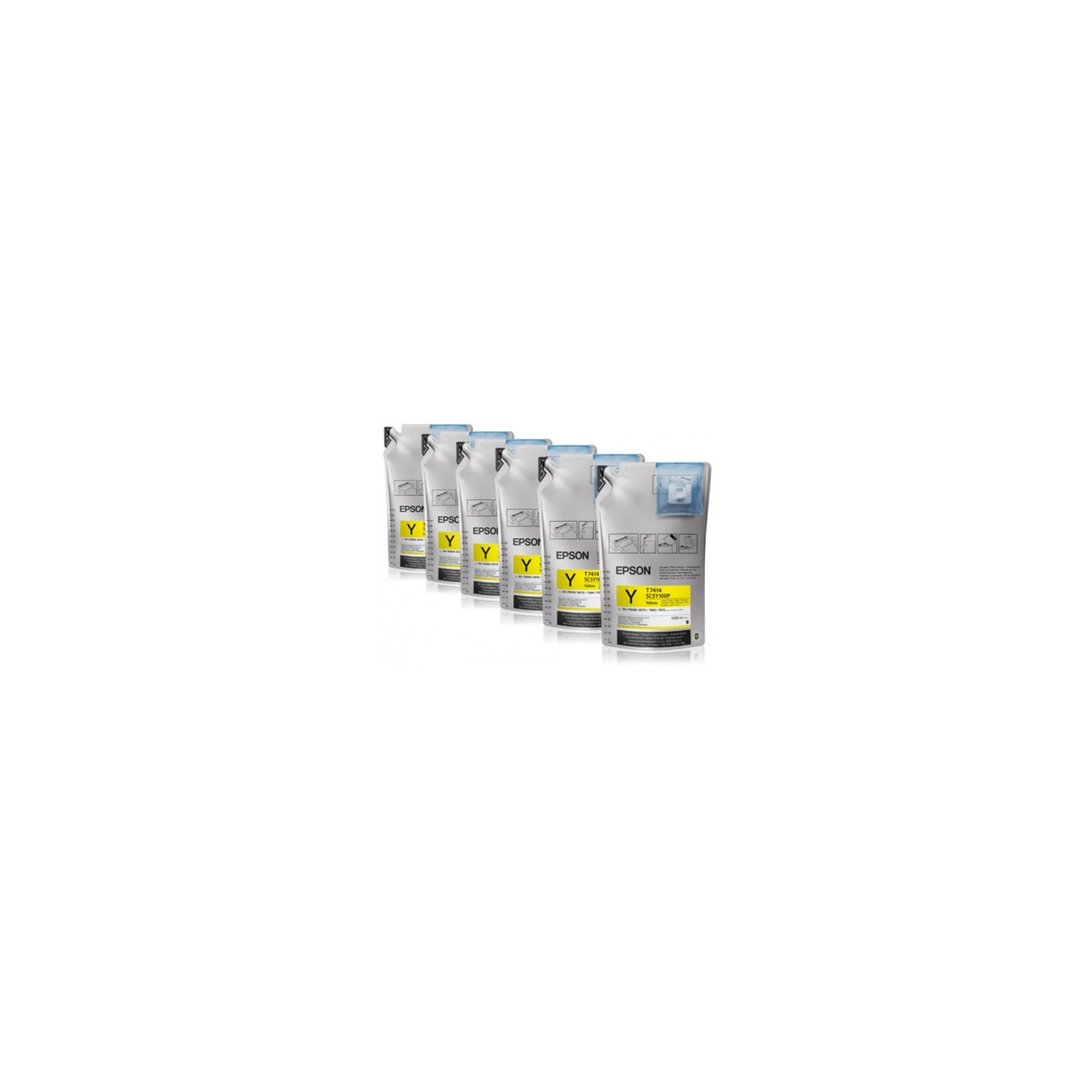 Контейнер с чернилами Epson SC-B6000/B7000 Yellow (1Lx6packs) (C13T773440)