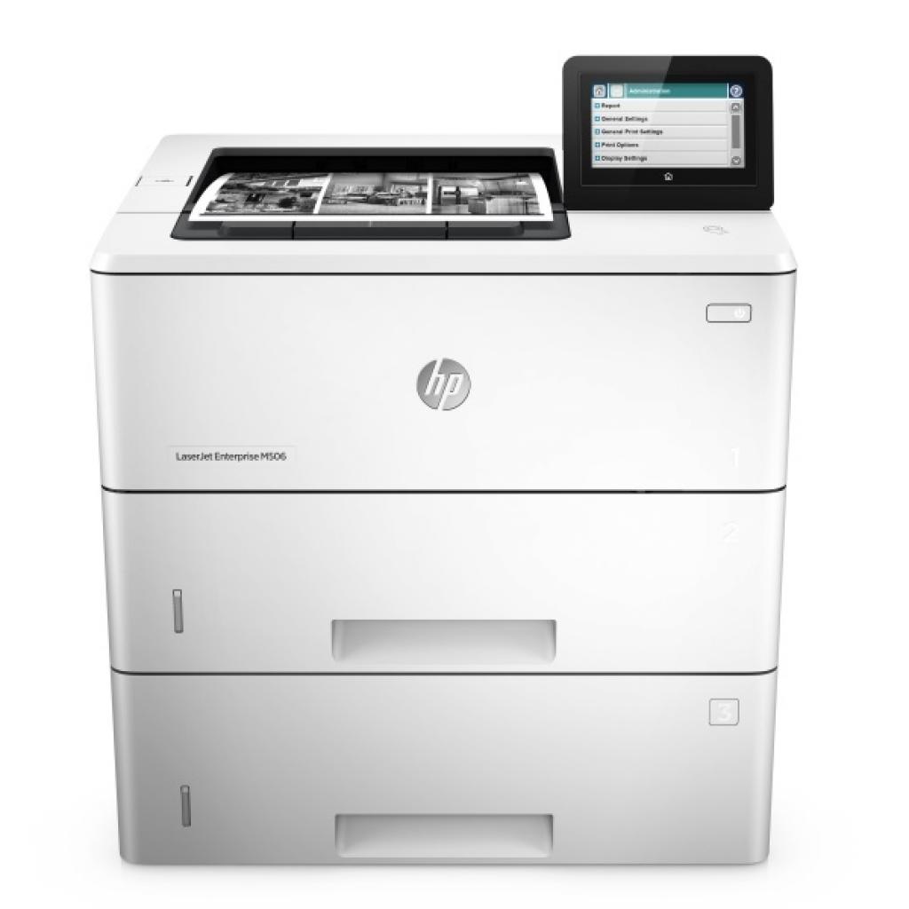 Лазерний принтер HP LaserJet Enterprise M506x (F2A70A) зображення 2