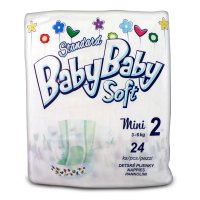 Подгузники BabyBaby Soft Standard Mini 2 (3-6 кг) 24 шт (8588004865587)