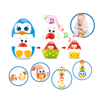Развивающая игрушка BeBeLino Пирамидка Птенец оранжевый (57078-1) изображение 2