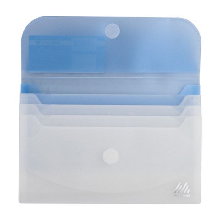 Папка - конверт Buromax DL, with velcro, TRAVEL, 4 compartments (BM.3708-99) зображення 2