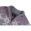 Кофта дитяча Tossy в'язана на блискавці сіра з орнаментом (326-92G-gray) зображення 4