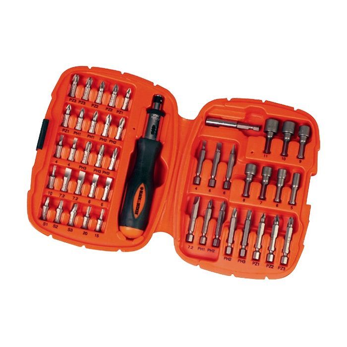 Набір інструментів Black&Decker A7039-XJ 45 предм. (A7039) зображення 2