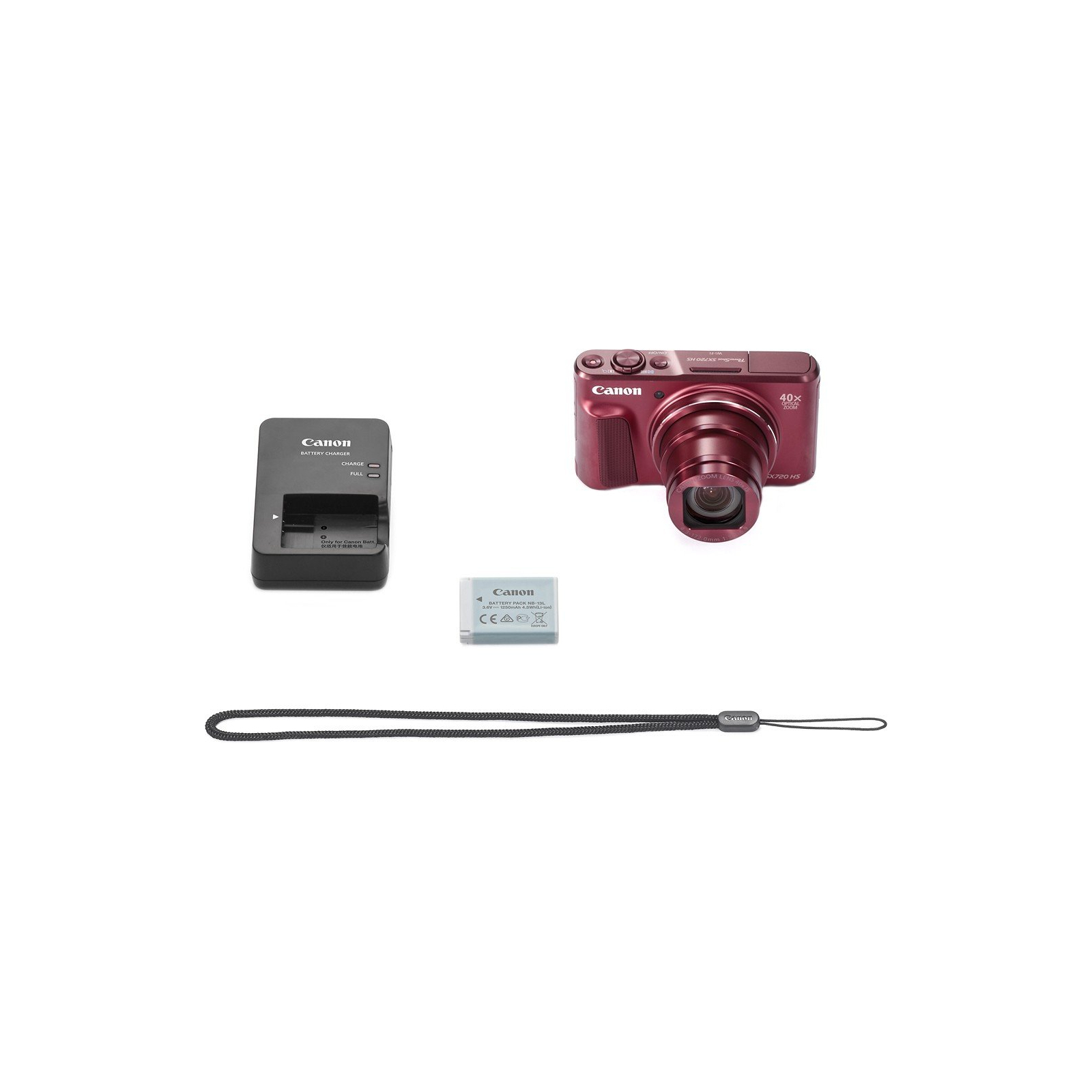 ᐈ Купить цифровой фотоаппарат Canon PowerShot SX720 HS Red