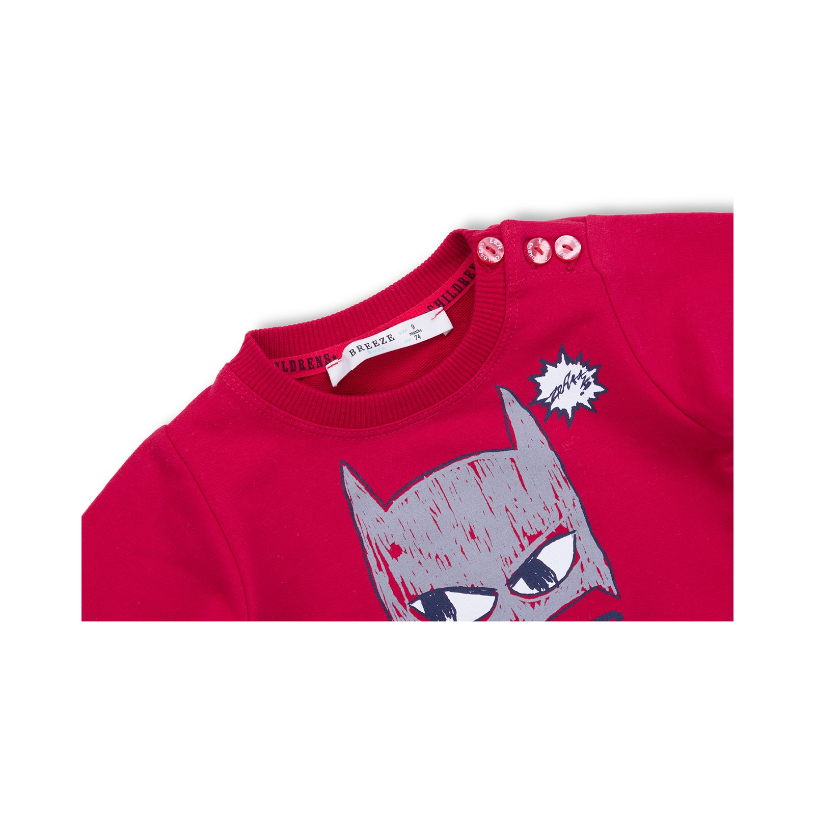 Набор детской одежды Breeze "Super in disguise" (10419-74B-red) изображение 7