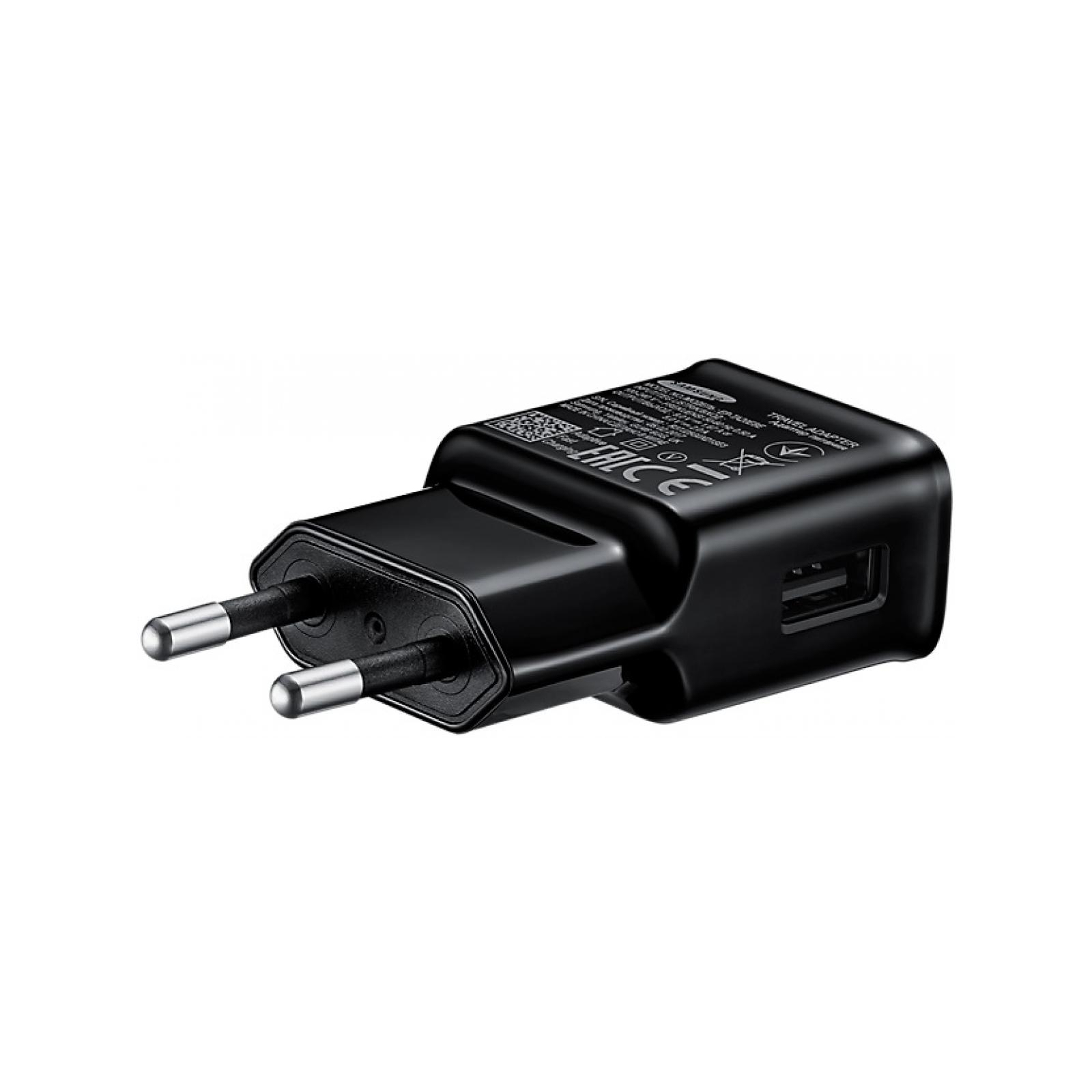 Зарядний пристрій Samsung 2A + Type-C Cable (Fast Charging) Black (EP-TA20EBECGRU) зображення 2