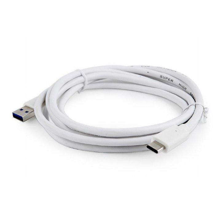 Дата кабель USB 3.0 AM to Type-C 1.0m Cablexpert (CCP-USB3-AMCM-1M-W) изображение 2