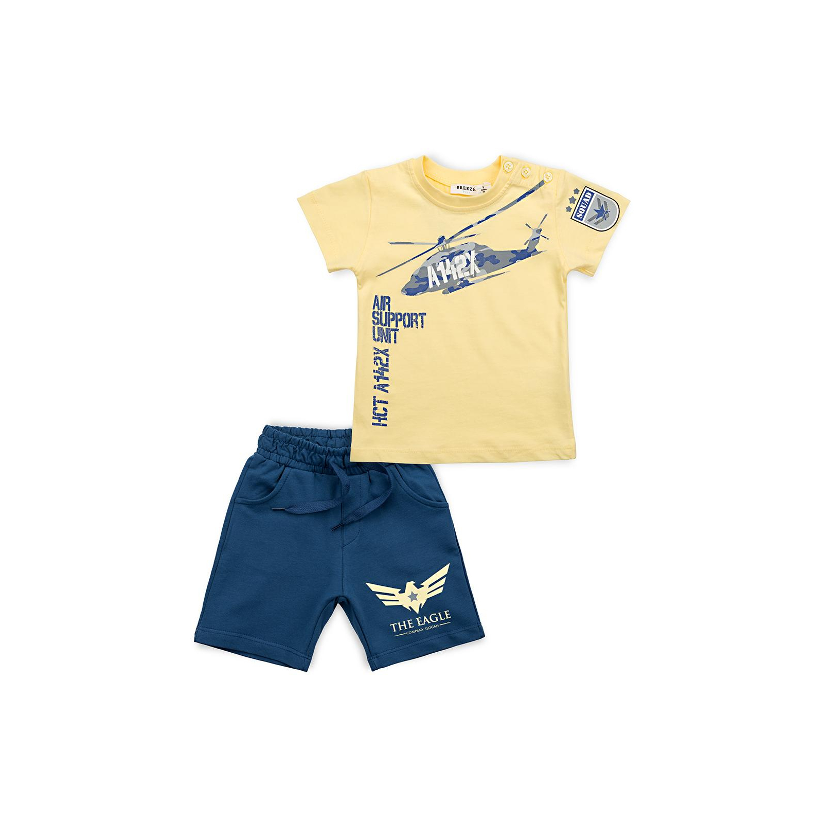 Набір дитячого одягу Breeze з геліоптером (10962-92B-yellow)