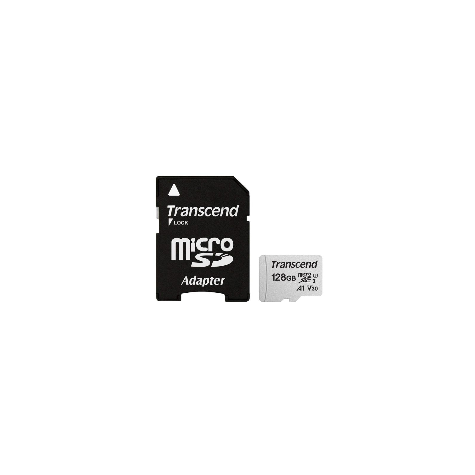 Карта пам'яті Transcend 128GB microSDXC class 10 UHS-I U3 (TS128GUSD300S-A)