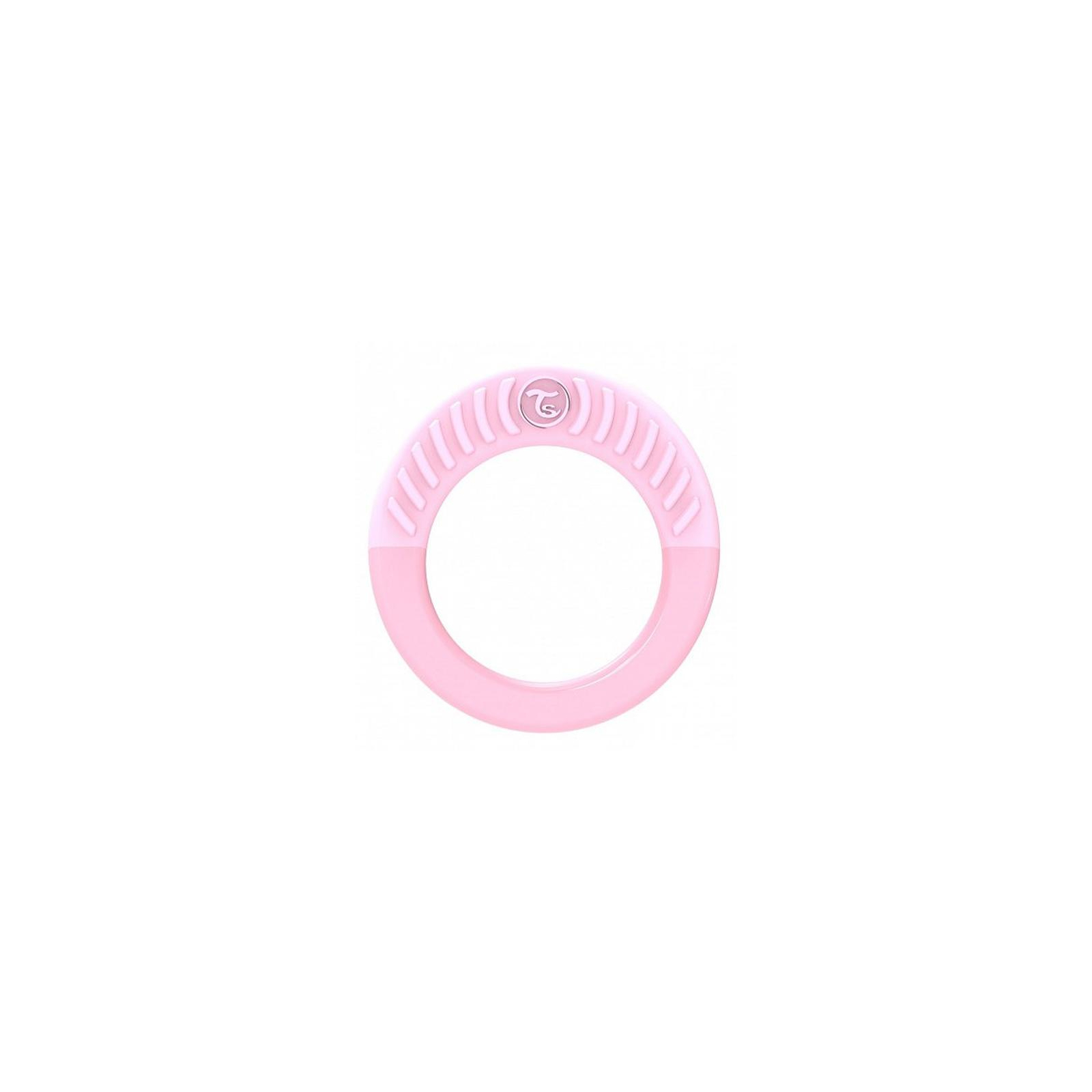 Прорізувач Twistshake "Кольцо" 1+мес, светло-розовый (78239)
