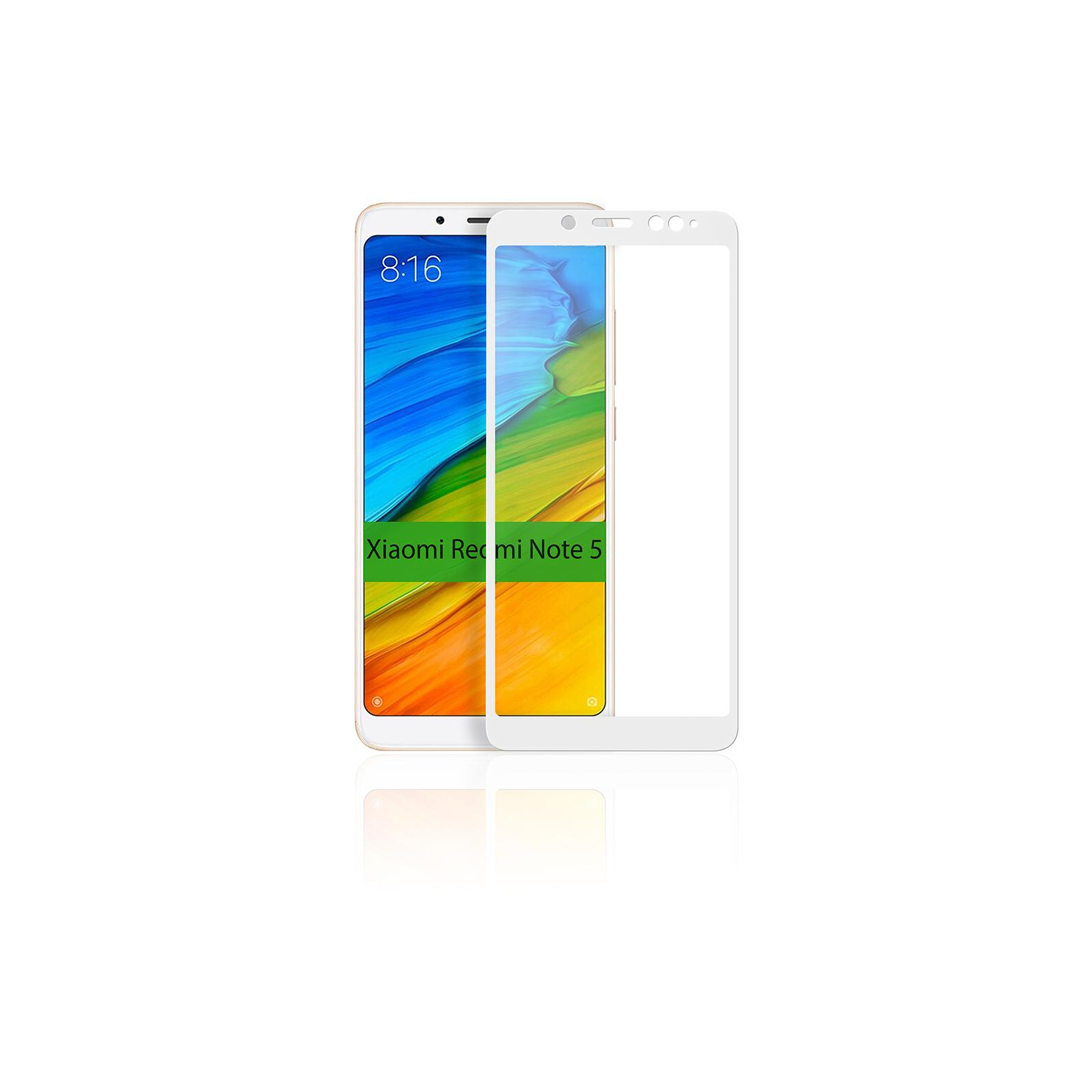 Скло захисне Vinga для Xiaomi Redmi Note 5 (White) (VTPGS-RN5W) зображення 5