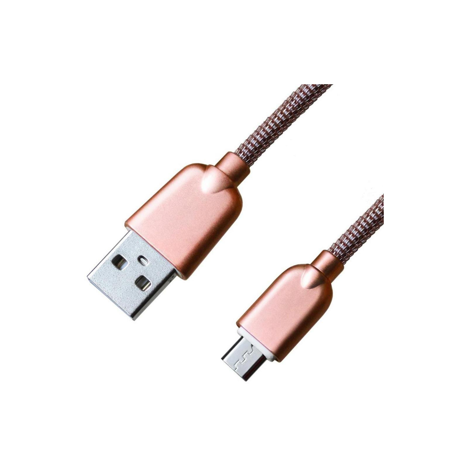 Дата кабель USB 2.0 AM to Lightning 1.0m Ace Rose gold Cord (CDA-L1-2RG)