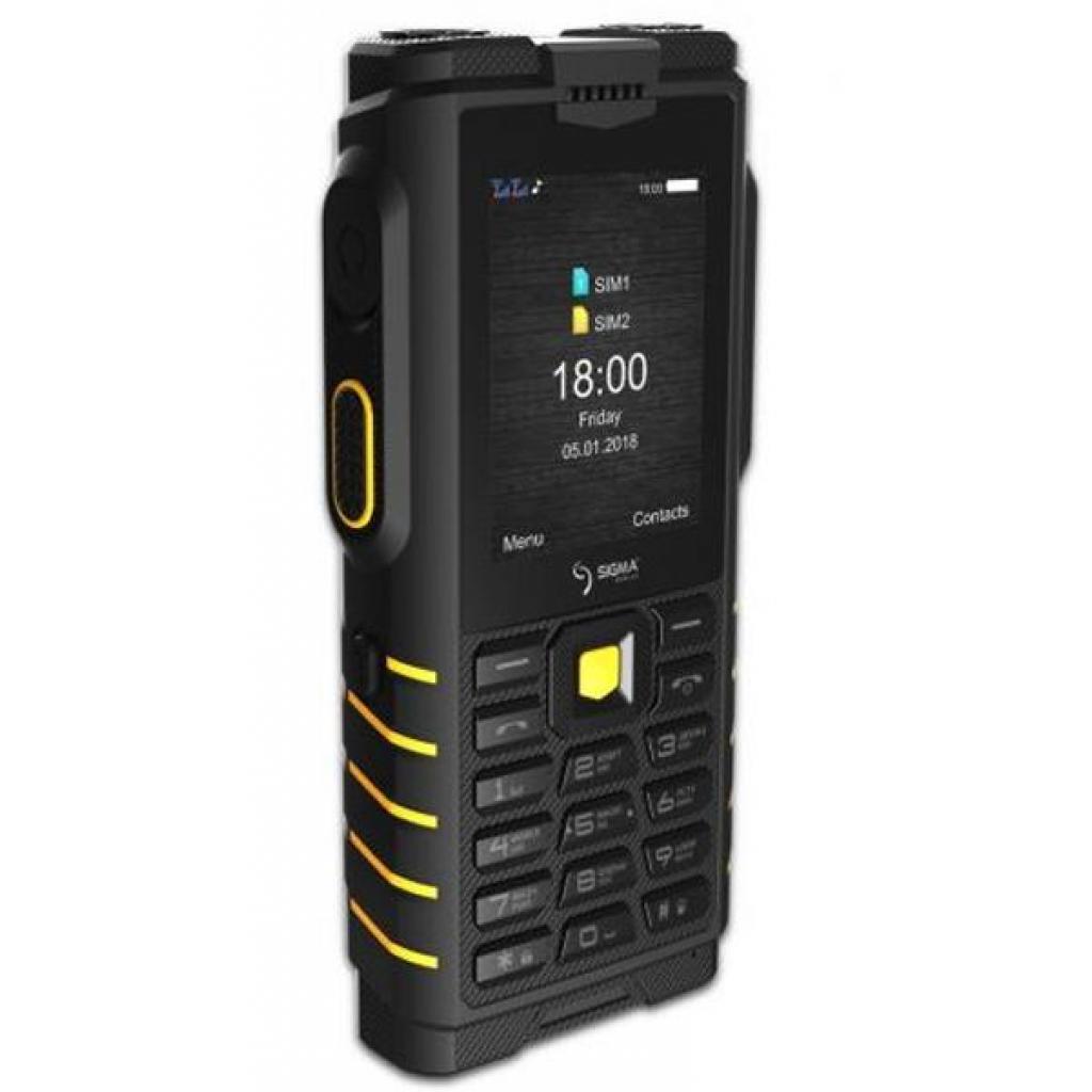 Мобильный телефон Sigma X-treme DZ68 Black Yellow (4827798466322) изображение 3