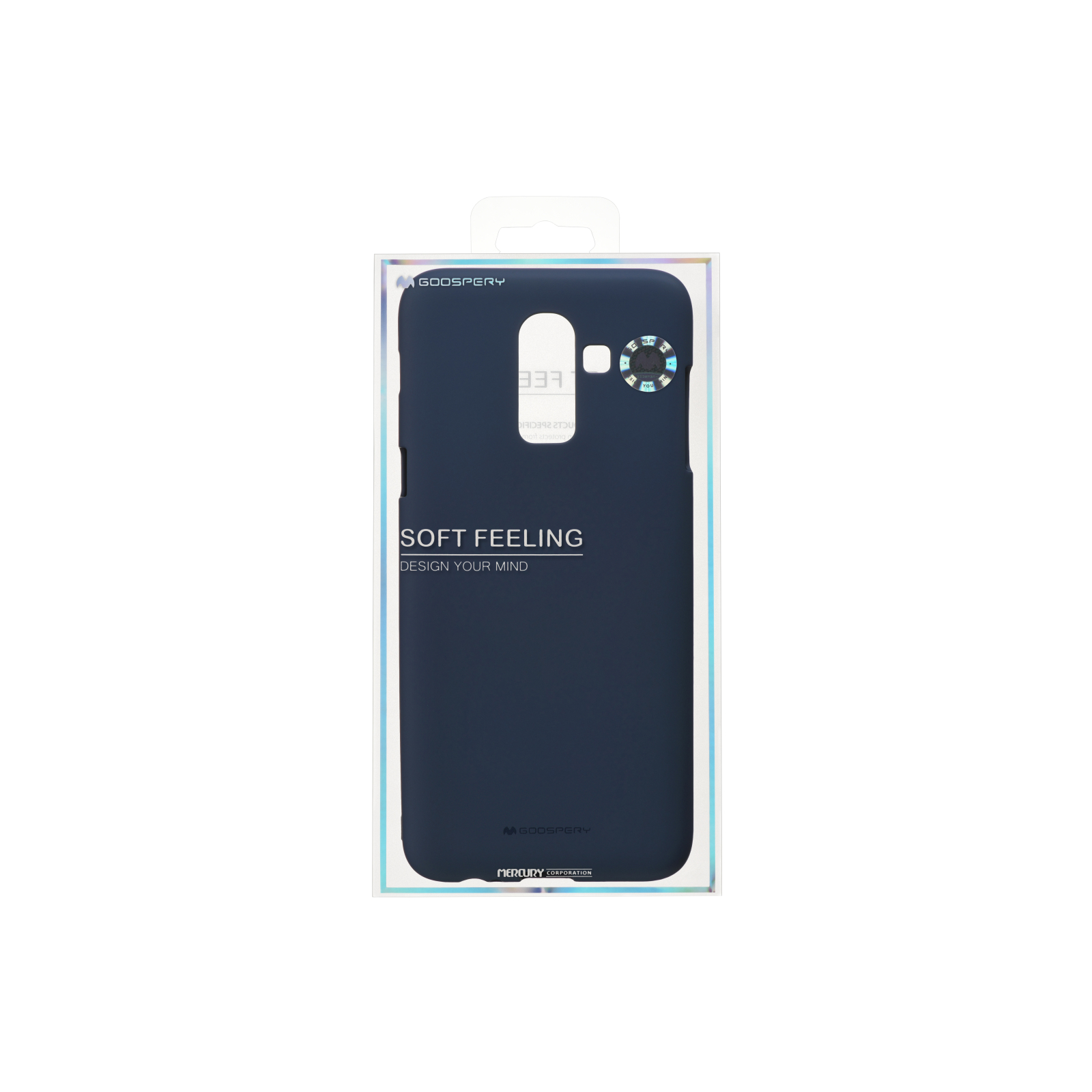 Чохол до мобільного телефона Goospery Samsung Galaxy J8 (J810) SF Jelly Midnight Blue (8809621280172) зображення 3