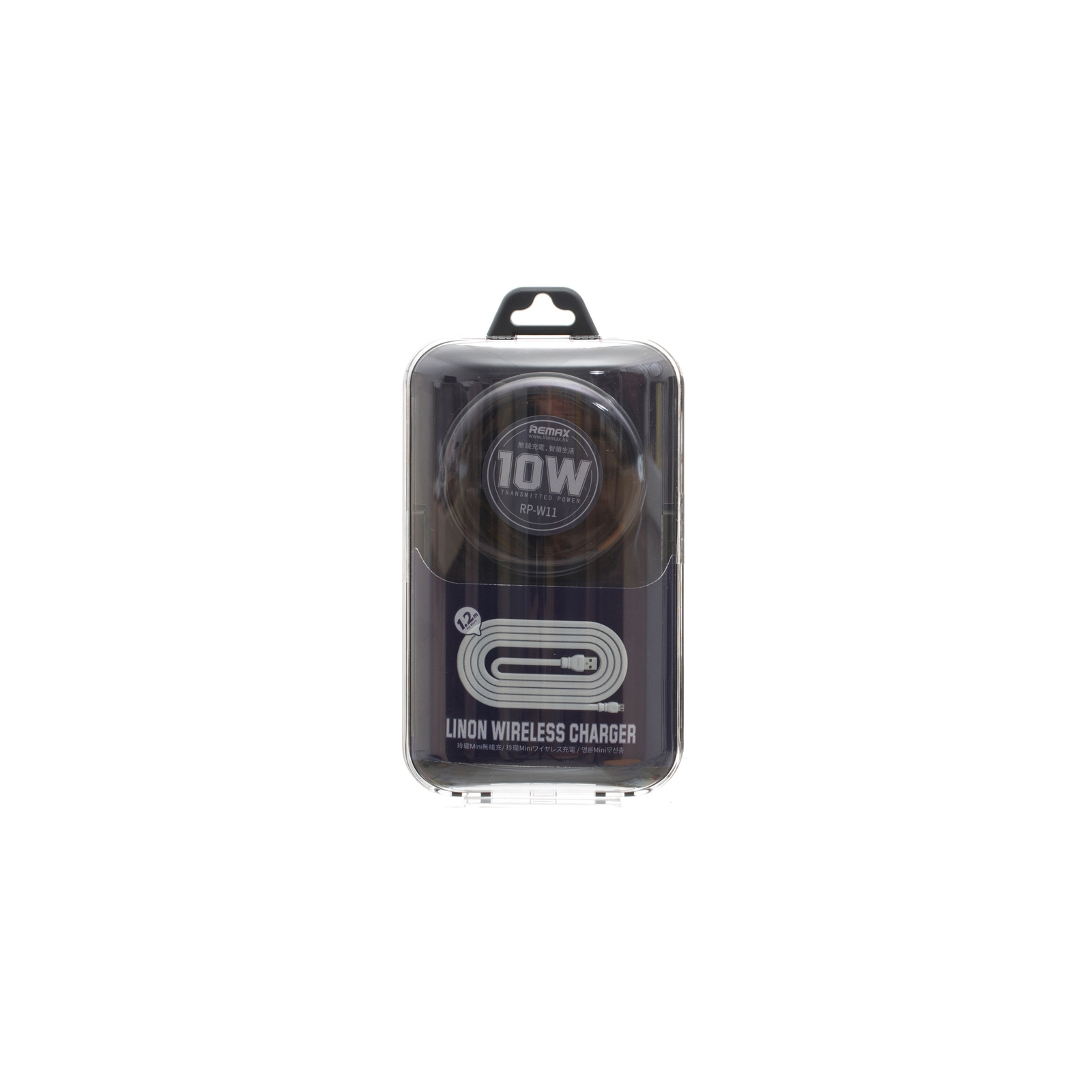 Зарядний пристрій Remax Linon wireless charger 10W, black (RP-W11-BLACK) зображення 4