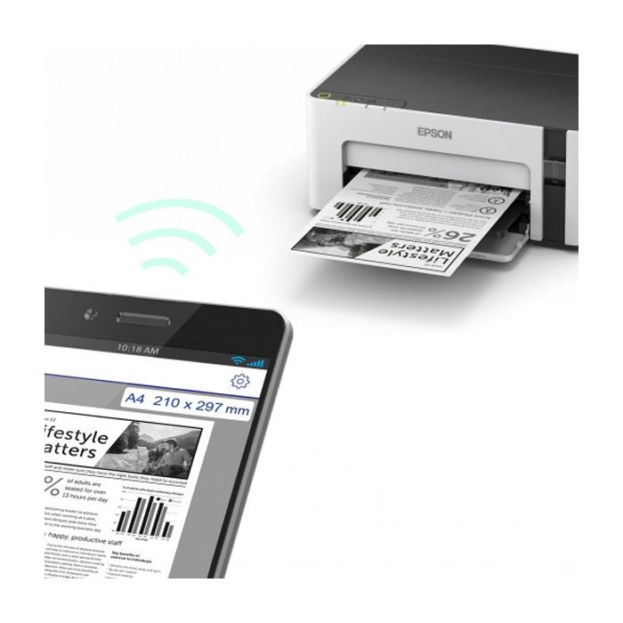 Струйный принтер Epson M1120 с WiFi (C11CG96405) изображение 9