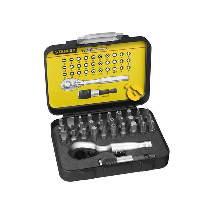 Набір інструментів Stanley Expert Line с трещоткой 32 предмета (1-13-904)