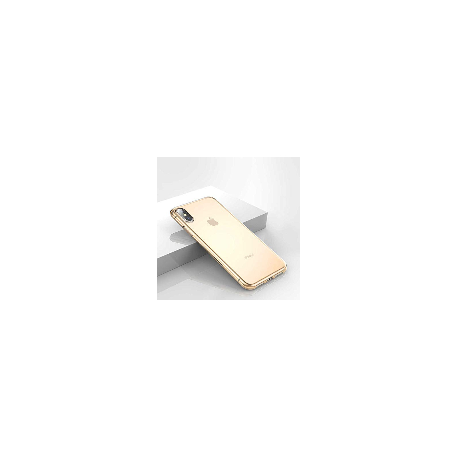 Чохол до мобільного телефона Baseus iPhone XS Max Simplicity basic, TR Gold (ARAPIPH65-B0V) зображення 4