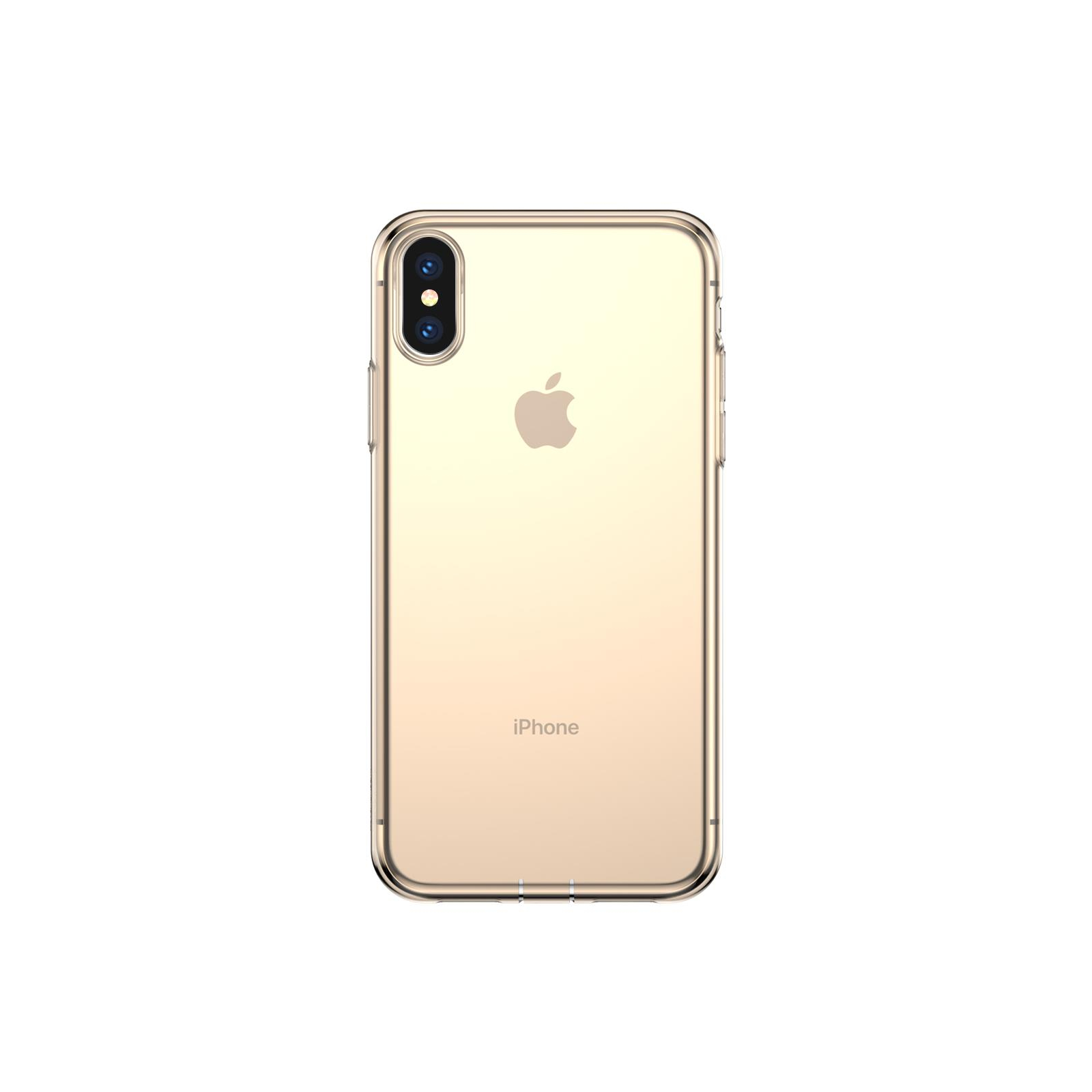 Чохол до мобільного телефона Baseus iPhone XS Max Simplicity basic, TR Gold (ARAPIPH65-B0V)