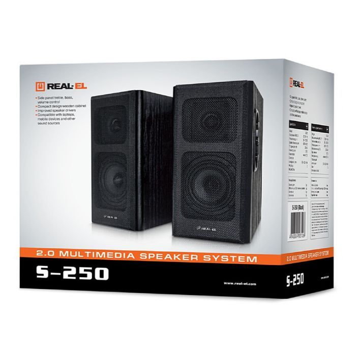 Акустическая система REAL-EL S-250 Black изображение 8