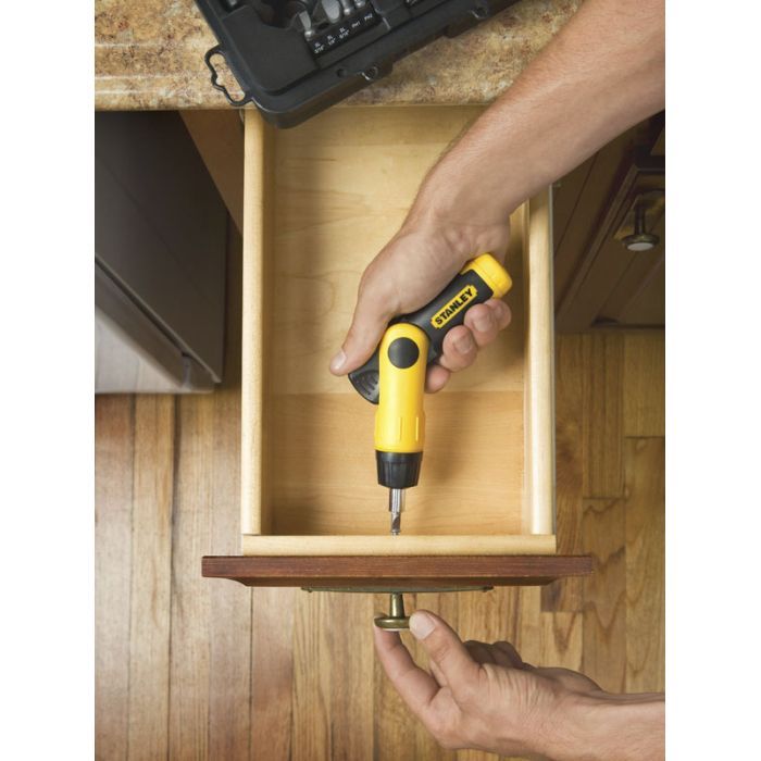 Викрутка Stanley реверсивна комплект + 22 насадки (0-63-022) зображення 5