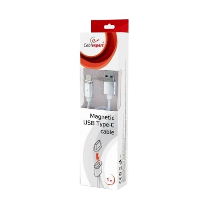 Дата кабель USB 2.0 AM to USB-C 1.0m magnet Cablexpert (CC-USB2-AMUCMM-1M) зображення 2