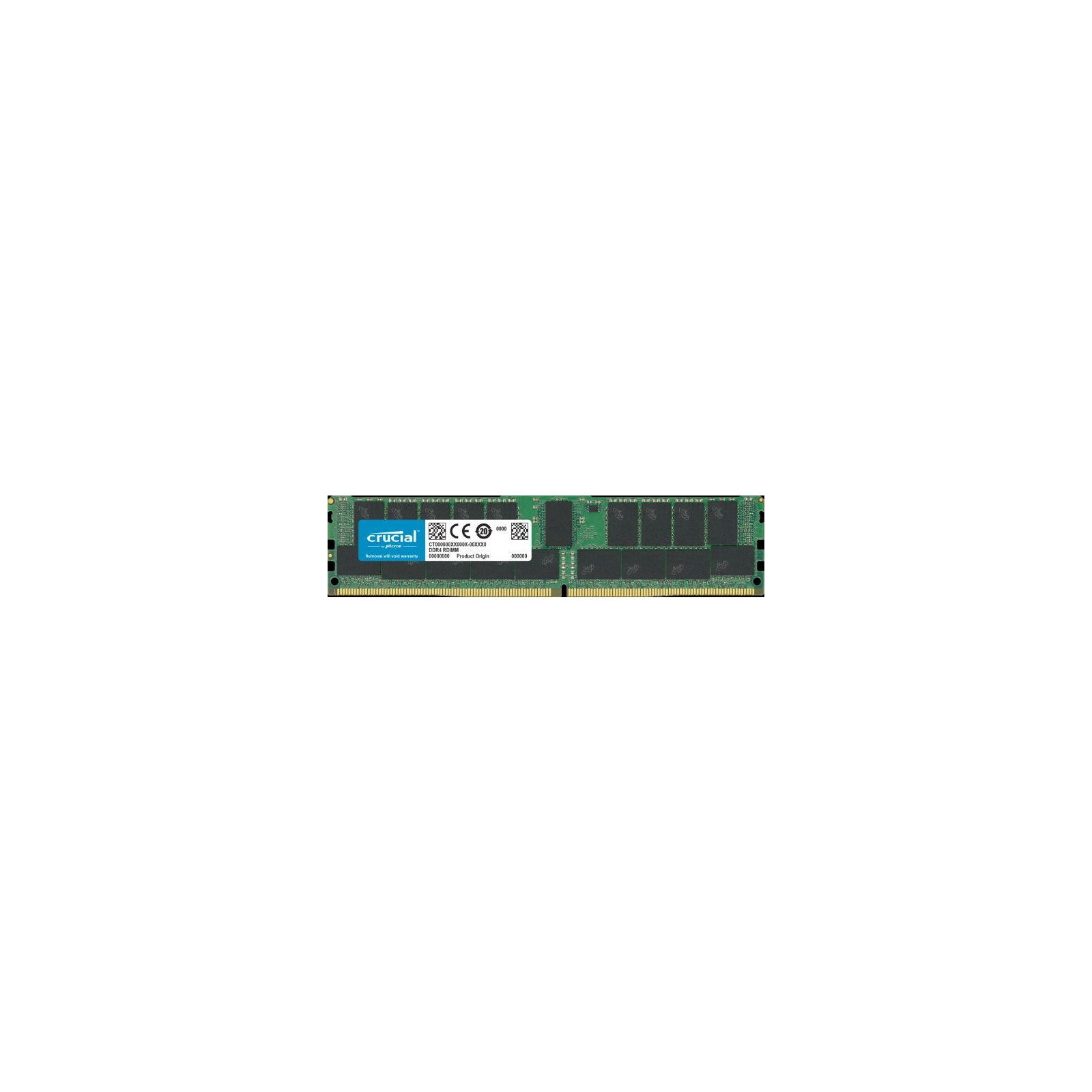 Модуль пам'яті для сервера DDR4 32GB ECC RDIMM 2933MHz 2Rx4 1.2V CL21 Micron (CT32G4RFD4293)