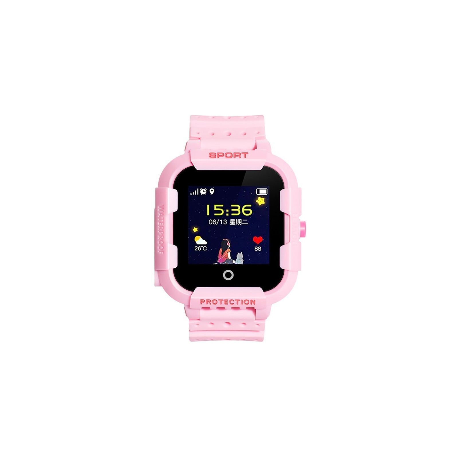 Смарт-часы UWatch KT03 Kid sport smart watch Black (F_86973) изображение 2