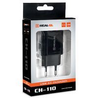 Зарядний пристрій REAL-EL CH-110 black (EL123160013) зображення 7