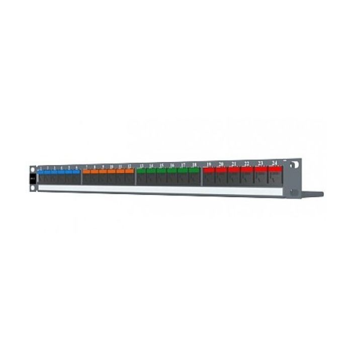 Патч-панель 19" 24xRJ-45 UTP cat. 6, 1U Molex (PID-00141)